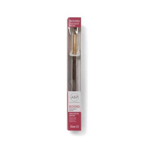 ASP #10 Round Acrylic Brush Front