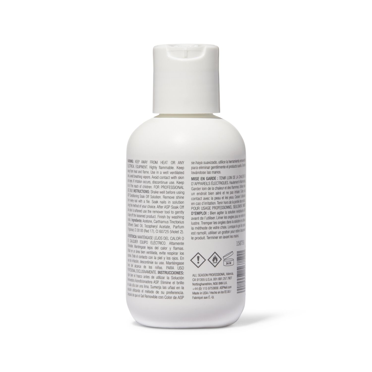 ASP Conditioning Soak Off Solution Back