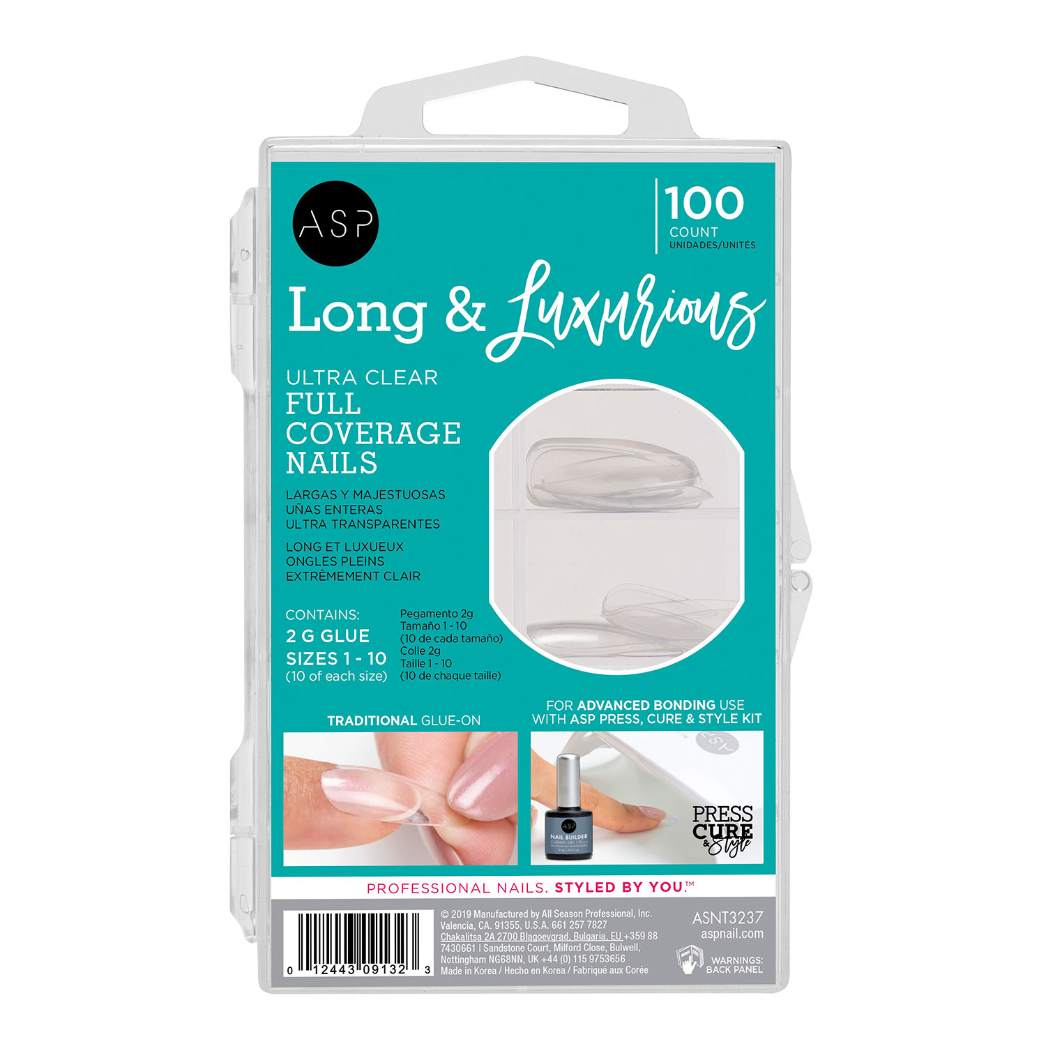 ASP Full-coverage Nails Long and Luxuriousr