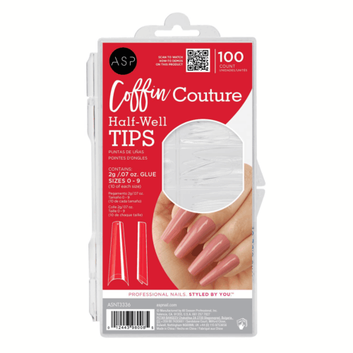 ASP Coffin Couture Half Well Tips
