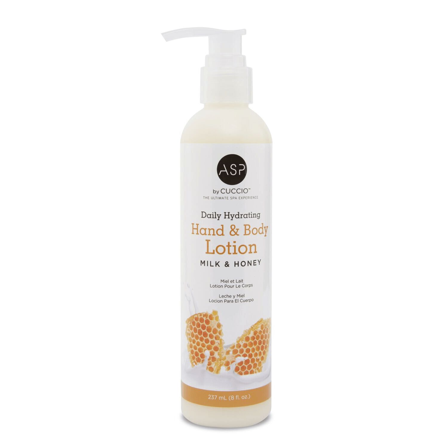 ASP by CUCCIO Milk and Honey Hand and Body Wash Lotion