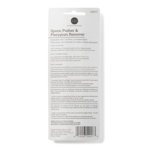 ASP Pterygium Remover & Spoon Pusher Back
