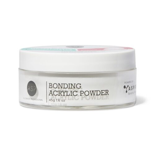 ASP White Bonding Acrylic Powder 1.6oz. Front